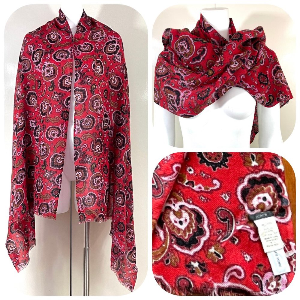 J.Crew 100% Wool Scarf